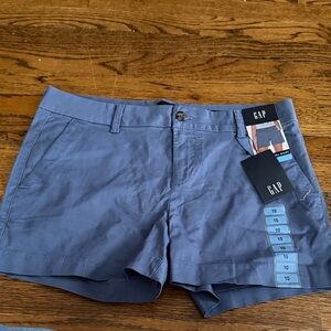 GAP Women's Slate Blue Chino Shorts